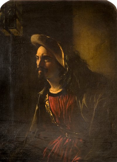 Portrait of a Man in Plumed Hat by William Daniels