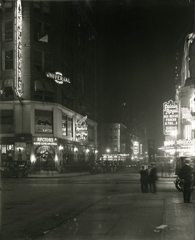 48th Street Between Broadway and Seventh Avenue by William Davis Hassler