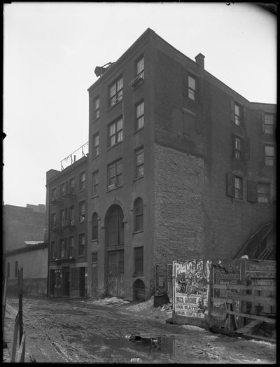 63 Downing Street, New York City, February 18, 1916 by William Davis Hassler