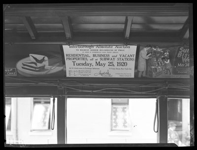 Car Cards, Brooklyn Trolley, May 25, 1920 by William Davis Hassler