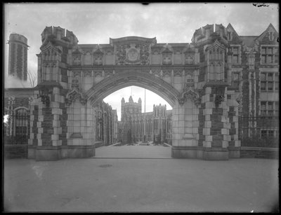 Gate at City College of New York, c.1912 by William Davis Hassler