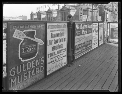 Myrtle Avenue Elevated Poster by William Davis Hassler