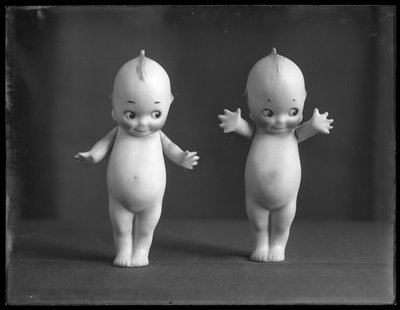Pair of kewpie dolls, c.1913 by William Davis Hassler