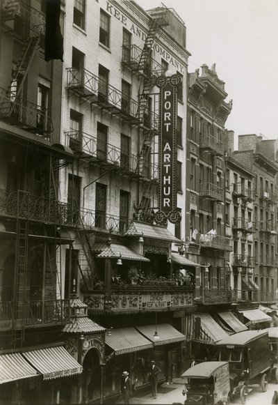 Port Arthur Restaurant, 7 Mott Street, New York City by William Davis Hassler