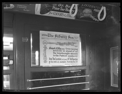 Subway Sun, May 25, 1920 by William Davis Hassler