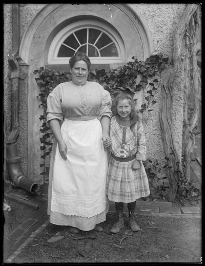 The caretaker of Washington Irving House in Irvington-on-Hudson by William Davis Hassler