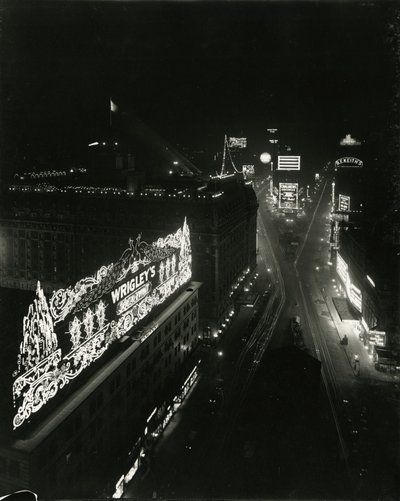 Times Square, from the 16th Floor of the Times Building, 1917 by William Davis Hassler