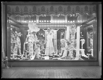 Window Display of Ribbons, Gimbel