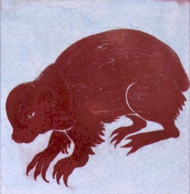 Porcupine by William de Morgan