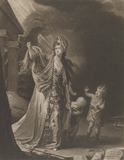 Mrs. Yates in the Character of Medea by William Dickinson