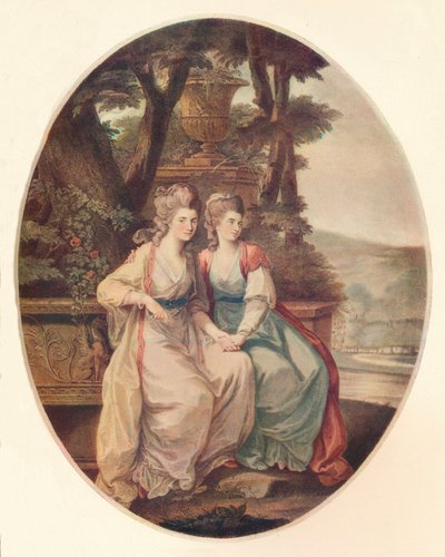 The Duchess of Devonshire and Lady Duncannon by William Dickinson