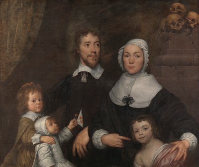 Portrait of a Family, Probably that of Richard Streatfeild by William Dobson