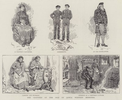 The Crofters of the Isle of Lewis, Western Hebrides by William Douglas Almond