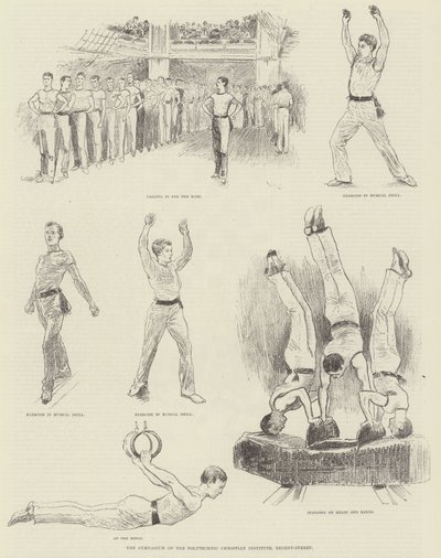 The Gymnasium of the Polytechnic Christian Institute, Regent-Street by William Douglas Almond