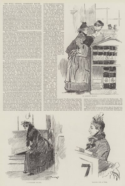 The Will Office, Somerset House by William Douglas Almond