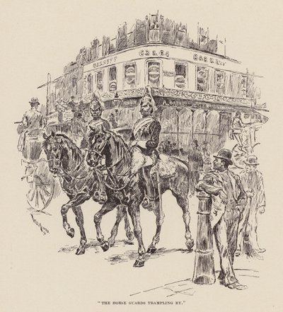 "The horse guards trampling by" by William Douglas Almond
