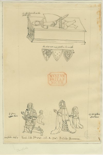Tamworth Church - Tomb by William Dugdale