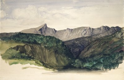 Study of a Distant Range of Mountains, 1860 by William Dyce