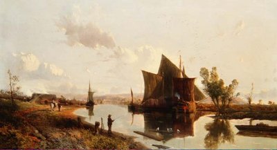 Moored for the Night by William E. Jones