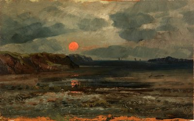 Sunrise over Fishing Waters--Maine by William E. Norton