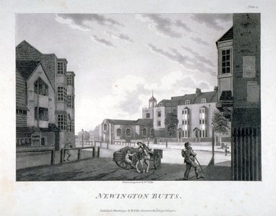 Newington Butts, Southwark, London by William Ellis
