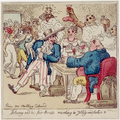 Johnny and his Fair Bride Reveling in Jollity and Festive, from 