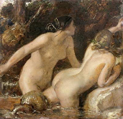 Nymphs with a Sea Monster by William Etty