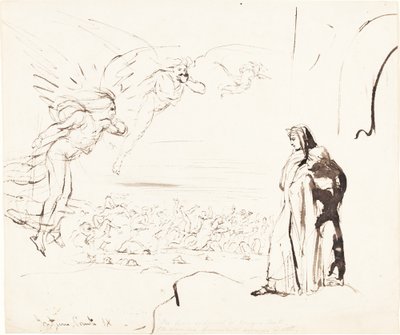 Scene from the Inferno (canto IX) by William Etty