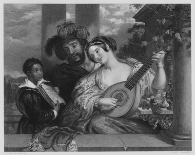 The Duett, from the picture in the Vernon Gallery by William Etty