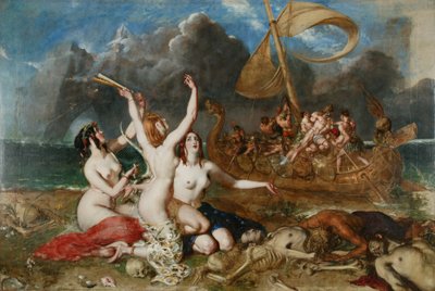 The Sirens And Ulysses by William Etty