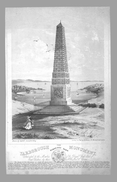 The Yarborough Monument, Bembridge Down by William Evans