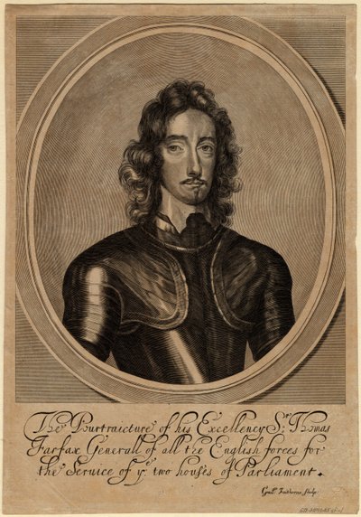 Thomas Fairfax, 3rd Lord Fairfax of Cameron, 1645 by William Faithorne the Elder