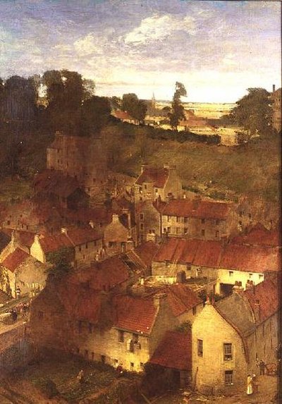 The Village of the Water of Leith from a Window in Rothesay Terrace by William Fettes Douglas