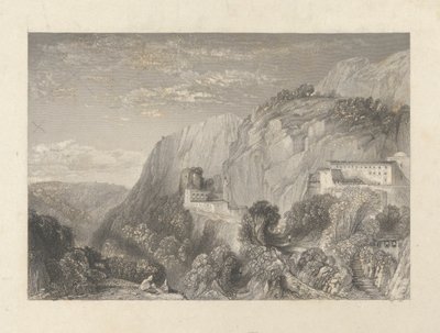 Mount Lebanon and the Convent of St. Antonio by William Finden