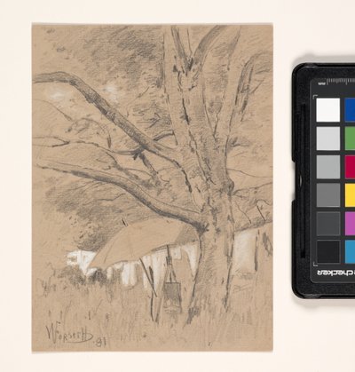 Landscape With Artist