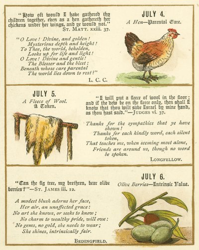 Page from The Bible Emblem Anniversary Book by William Foster