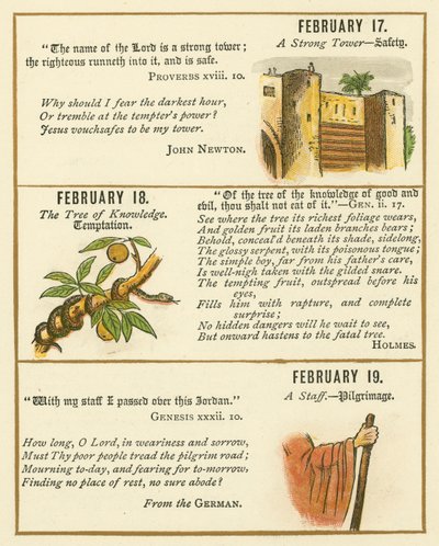 Page from The Bible Emblem Anniversary Book by William Foster