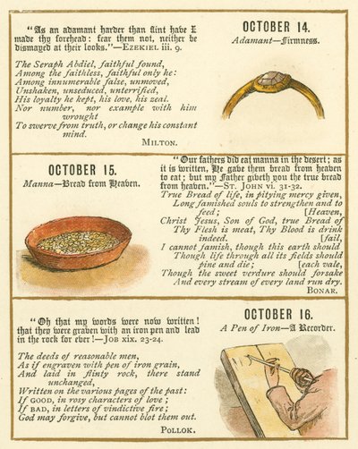 Page from The Bible Emblem Anniversary Book by William Foster