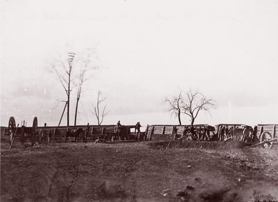 Fort Brady, Virginia, near Dutch Gap by William Frank Browne