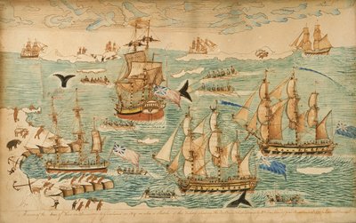 A View of the Men of War on Discovery to Greenland by William Frankland
