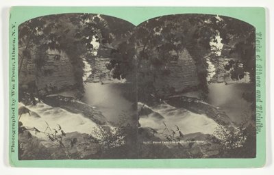Forest Falls from Above, Ithaca Gorge, late 19th century by William Frear