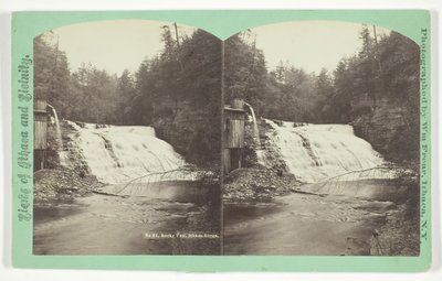 Rocky Fall, Ithaca Gorge by William Frear