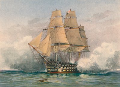The Victory, Launched 1765 by William Frederick Mitchell