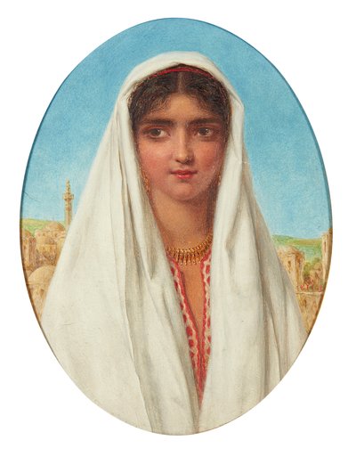 Portrait of An Arab Girl by William Gale