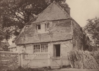 Cottage at Corner of Churchyard, Hellingley, Sussex by William Galsworthy Davie