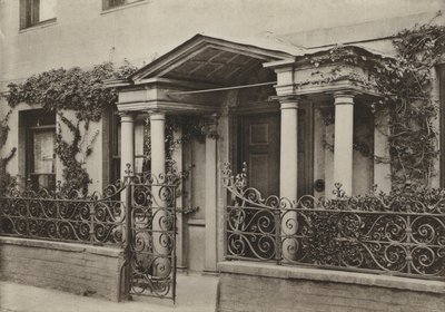 Doorway, Arcaded Porch at Wimborne, Dorset by William Galsworthy Davie