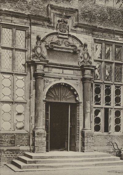 Doorway, Aston Hall, Warwickshire by William Galsworthy Davie