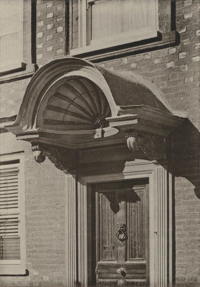 Doorway, High Street, High Wycombe, Bucks by William Galsworthy Davie