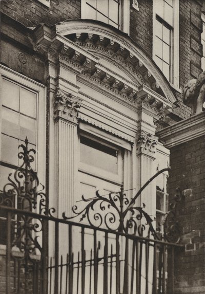 Doorway, North Pallant, Chichester by William Galsworthy Davie
