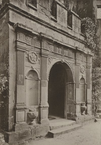 Doorway, Porch at the Gate House, Kenilworth by William Galsworthy Davie